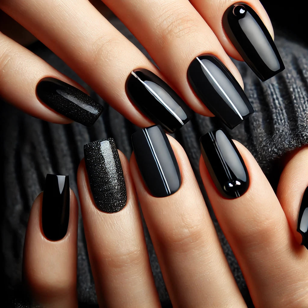 Modele Unghii Negre: Eleganță și Stil pentru Călătorii în Orașele Cosmopolite