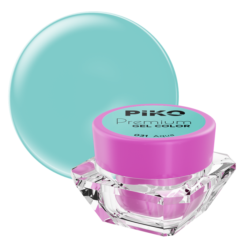 Gel UV color Piko, Premium, 031 Aqua, 5 g