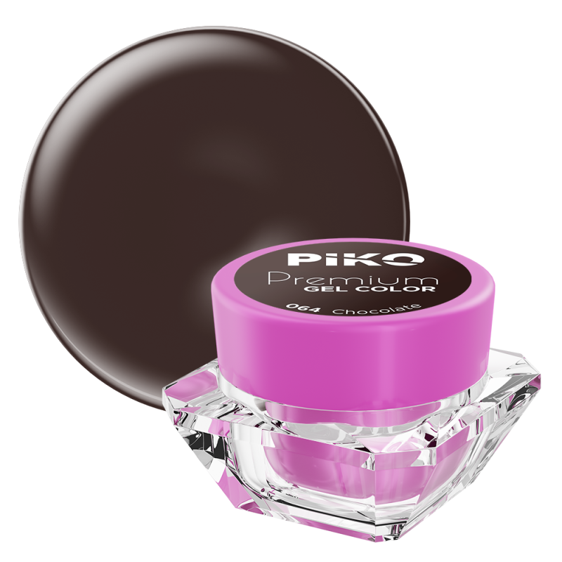 Gel UV color Piko, Premium, 064 Chocolate, 5 g