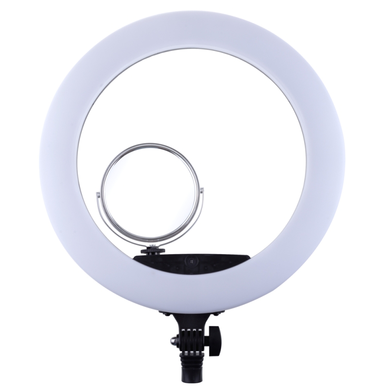 Lampa circulara, ring light, Lila Rossa, pentru cosmetica, 15 inch