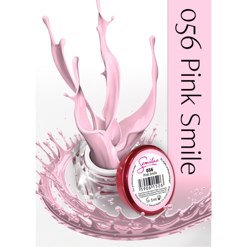 Gel uv color Semilac, Pink Smile 056