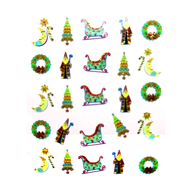 Sticker nail art Lila Rossa, pentru Craciun, Revelion si iarna, lr-840