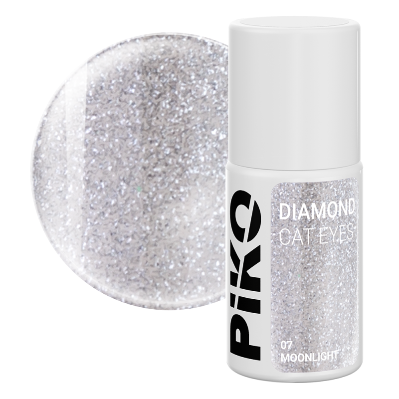 Oja semipermanenta Piko, 7 ml, Diamond Cat Eyes, 07 Moon Light