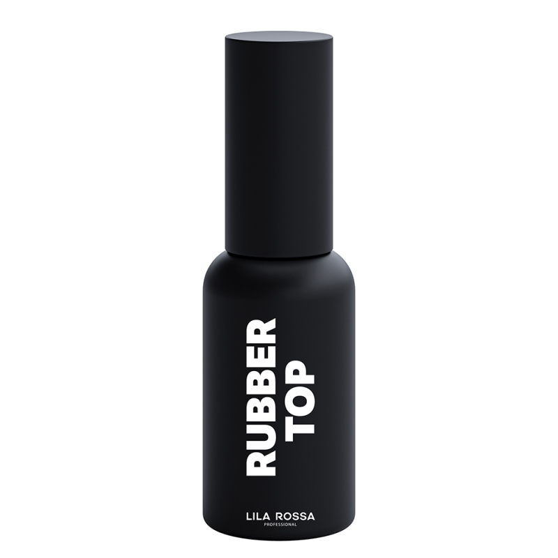 Top Coat Rubber, cu degresare, Lila Rossa, 7 ml