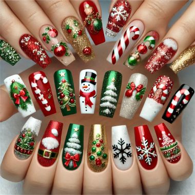 Modele de Unghii de Crăciun 2023 Idei și Tendințe pentru Sărbători