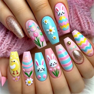Modele de Unghii pentru Paște 2024 Inspirație și Tehnici